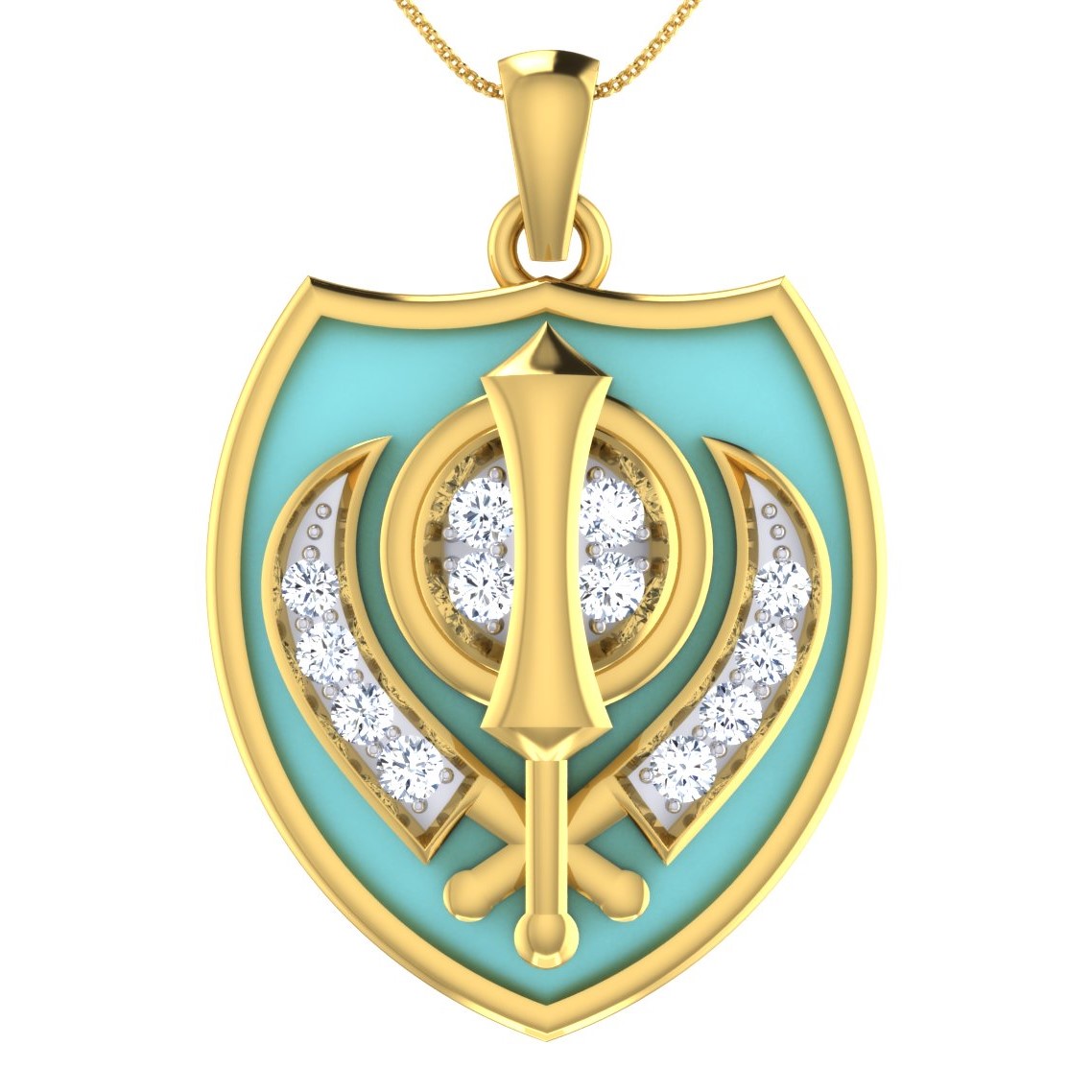 Waheguru deals gold locket